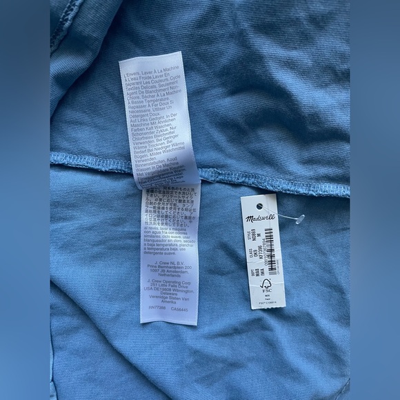 New Madewell NYBG Men Blue Design T Shirt Size Medium - Picture 11 of 11